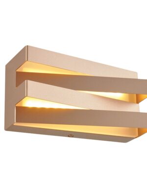 NETTO ΦΩΤΙΣΤΙΚΟ EΠITOIXO ΣΚΟΥΡΟ ΧΡΥΣΟ ΜΕΤΑΛΛΙΚΟ LED 12W 3000K 960Lm IP20 200Χ105mm