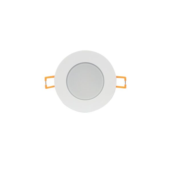 LED ΣΠΟΤ ΛΕΥΚΟ ΣΤΡΟΓΓΥΛΟ 230V AC 5W 3.000K 400LM 120° IP65 Ra80