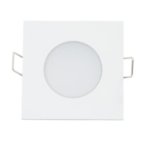 Υ/Κ LED SPOT IP65 WHITE SQUARE 5W 4.000K 230V AC 410Lm 120° Ra80