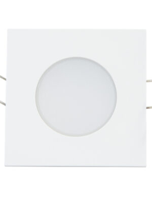 Υ/Κ LED SPOT IP65 WHITE SQUARE 5W 4.000K 230V AC 410Lm 120° Ra80