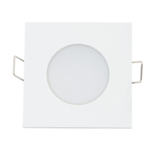 Υ/Κ LED SPOT IP65 WHITE SQUARE 5W 4.000K 230V AC 410Lm 120° Ra80