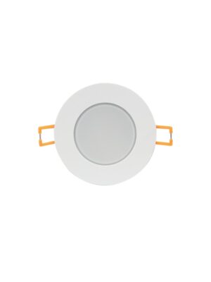 LED ΣΠΟΤ ΛΕΥΚΟ ΣΤΡΟΓΓΥΛΟ 230V AC 5W 6.000K 420LM 120° IP65 Ra80