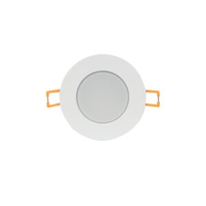 LED ΣΠΟΤ ΛΕΥΚΟ ΣΤΡΟΓΓΥΛΟ 230V AC 8W 4.000K 650LM 120° IP65 Ra80
