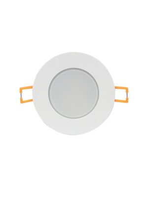 LED ΣΠΟΤ ΛΕΥΚΟ ΣΤΡΟΓΓΥΛΟ 230V AC 8W 4.000K 650LM 120° IP65 Ra80