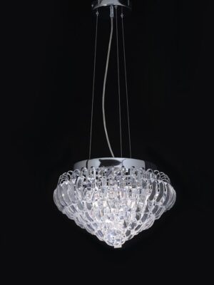 NETTO ΦΩΤΙΣΤΙΚΟ ΚΡΕΜΑΣΤΟ ΧΡΩΜΙΟ ΜΕΤΑΛΛΙΚΟ ΣΥΜΒΑΤΙΚΟ 3ΧΕ14 IP20 Φ350Χ1000mm