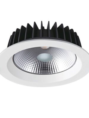 LED ΛΕΥΚΟ ΧΩΝΕΥΤΟ ΦΩΤΙΣΤΙΚΟ 230V AC 40W 4000K 5000LM 100° Ra80 Φ230x77mm 5YRS