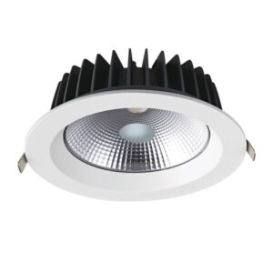 LED ΛΕΥΚΟ ΧΩΝΕΥΤΟ ΦΩΤΙΣΤΙΚΟ 230V AC 40W 6500K 5000LM 100° Ra80 Φ230x77mm 5YRS