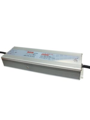 METAL 5YRS CV LED DRIVER 200W 230V AC-12V DC 16.7A IP67 WITH CABLES