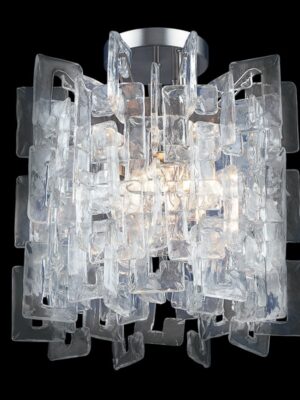 NETTO ΦΩΤΙΣΤΙΚΟ ΟΡΟΦΗΣ ΧΡΩΜΙΟ ΜΕΤΑΛΛΙΚΟ ΣΥΜΒΑΤΙΚΟ 3ΧG9 IP20 Φ300Χ460mm