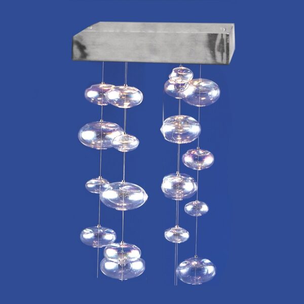 NETTO ΦΩΤΙΣΤΙΚΟ ΟΡΟΦΗΣ ΧΡΩΜΙΟ ΜΕΤΑΛΛΙΚΟ ΣΥΜΒΑΤΙΚΟ 2ΧGU10 IP20 120Χ300Χ560mm