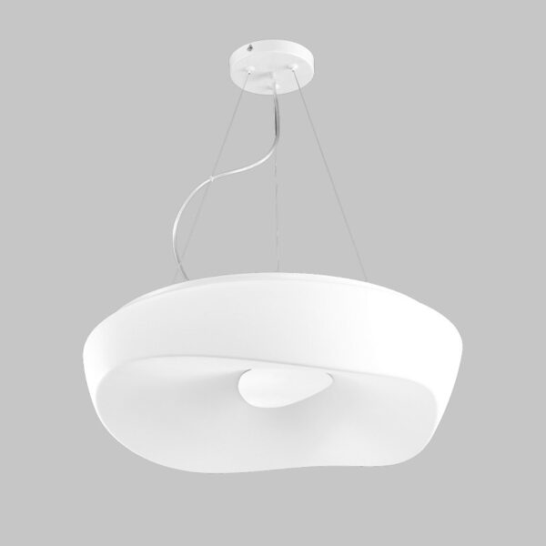 NETTO ΚΡΕΜΑΣΤΟ ΛΕΥΚΟ ΑΚΡΥΛΙΚΟ 1X55W T6 Φ52cm