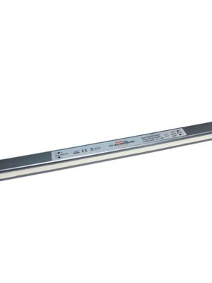 ΓΡΑΜΜΙΚΟ ΜΕΤΑΛΛΙΚΟ CV LED DRIVER 36W 230V AC12V DC 3A IP67 ΜΕ ΚΑΛΩΔΙΑ