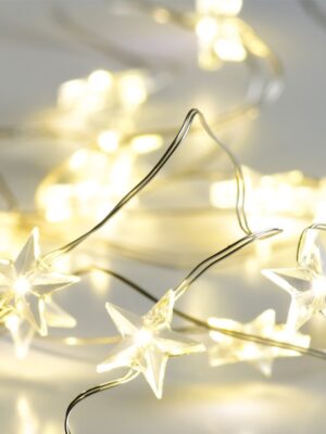 ΛΑΜΠΑΚΙΑ ΔΙΑΚΟΣΜΗΤΙΚΑ ΣΧΕΔΙΟ ΑΣΤΕΡΙΑ 20 LED 1.2W ΘΕΡΜΟ ΛΕΥΚΟ ΑΣΗΜΙ ΚΑΛΩΔΙΟ ΧΑΛΚΟΥ ΚΑΙ ΜΠΑΤΑΡΙΑ 2xAA IP20 2m+100mm