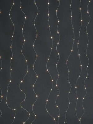 ΛΑΜΠΑΚΙΑ ΚΟΥΡΤΙΝΑ 400 LED ΣΕ ΣΕΙΡΑ ΘΕΡΜΟ ΛΕΥΚΟ ΜΕ ΤΗΛΕΧΕΙΡΙΣΤΗΡΙΟ & USB ΑΝΤΑΠΤΟΡΑ ΑΣΗΜΙ ΚΑΛΩΔΙΟ ΧΑΛΚΟΥ 3m IP44 2x2mm