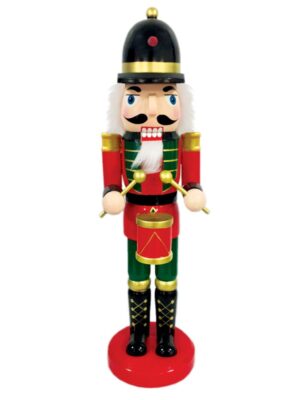 ΚΑΡΥΟΘΡΑΥΣΤΗΣ ΜΕ ΤΥΜΠΑΝΟ ΠΡΑΣΙΝΟΣ & ΚΟΚΚΙΝΟΣ Υ300mm