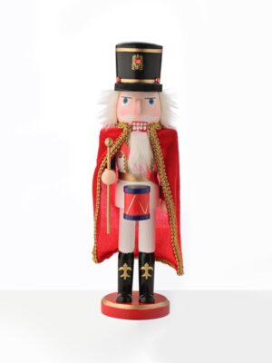 ΚΑΡΥΟΘΡΑΥΣΤΗΣ ΒΑΣΙΛΙΑΣ ΜΕ ΤΥΜΠΑΝΟ ΚΟΚΚΙΝΟΣ & ΛΕΥΚΟΣ Υ600mm