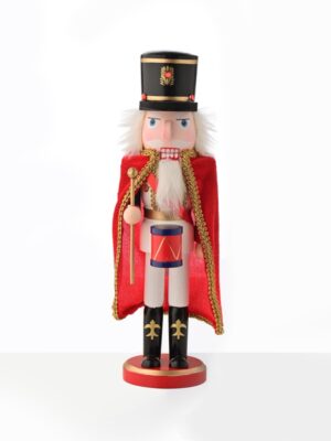 ΚΑΡΥΟΘΡΑΥΣΤΗΣ ΒΑΣΙΛΙΑΣ ΜΕ ΤΥΜΠΑΝΟ ΚΟΚΚΙΝΟΣ ΛΕΥΚΟΣ Υ350mm