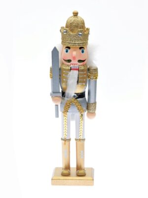 ΚΑΡΥΟΘΡΑΥΣΤΗΣ ΒΑΣΙΛΙΑΣ ΜΕ ΣΠΑΘΙ ΧΡΥΣΟΣ & ΛΕΥΚΟΣ Υ900mm