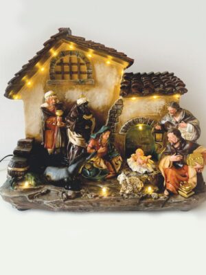 ΧΡΙΣΤΟΥΓΕΝΝΙΑΤΙΚΟ ΔΙΑΚΟΣΜΗTIKO ΦΑΤΝΗ LED ΘΕΡΜΟ ΛΕΥΚΟ ΠΟΛΥΧΡΩΜΟ ΜΠΑΤΑΡΙΑ 3ΧΑΑ (ΔΕΝ ΣΥΜΠ) 290x140x240mm