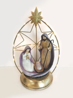 ΧΡΙΣΤΟΥΓΕΝΝΙΑΤΙΚΟ ΔΙΑΚΟΣΜΗTIKO ΦΑΤΝΗ LED ΘΕΡΜΟ ΛΕΥΚΟ ΠΟΛΥΧΡΩΜΟ ΜΠΑΤΑΡΙΑ 3ΧΑΑ (ΔΕΝ ΣΥΜΠ) 210x155x295mm