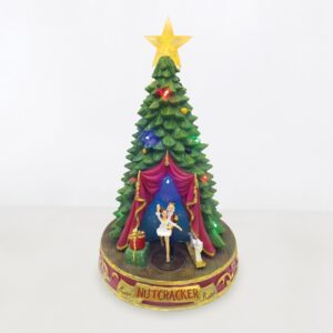 ΧΡΙΣΤΟΥΓΕΝΝΙΑΤΙΚΟ ΔΙΑΚΟΣΜΗΤΙΚΟ ΧΩΡΙΟ ΜΕ ΚΑΡΟΥΖΕΛ & ΠΑΤΙΝΑΖ LED RGB ΜΕ ΜΟΥΣΙΚΗ 4.5V (ΑΝΤΑΠ) & ΜΠΑΤΑΡΙΕΣ 3xΑΑ 480Χ290Χ290mm