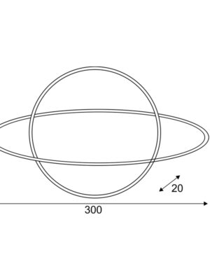 ΠΛΑΝΗΤΗΣ, 116 NEON LED ΛΑΜΠΑΚΙΑ ΜΕ ΜΠΑΤΑΡΙΑ (3xAA)/USB, ΧΡΥΣΟ & ΜΠΛΕ, IP20, 17.5x2x30cm