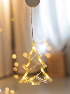 ΧΡΙΣΤΟΥΓΕΕΝΝΙΑΤΙΚΟ ΔΕΝΤΡΟ ΠΛΑΣΤΙΚΟ 10 LED  ΘΕΡΜΟ ΛΕΥΚΟ ΜΕ ΜΠΑΤΑΡΙΕΣ 3ΧΑΑΑ IP20 90X160mm