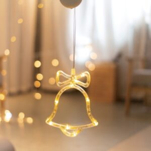 ΚΑΜΠΑΝΑ ΠΛΑΣΤΙΚΗ 10 LED  ΘΕΡΜΟ ΛΕΥΚΟ ΜΕ ΜΠΑΤΑΡΙΕΣ 3ΧΑΑΑ IP20 160X205mm