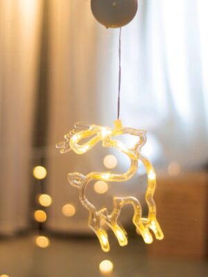 ΤΑΡΑΝΔΟΣ ΠΛΑΣΤΙΚΟΣ 10 LED  ΘΕΡΜΟ ΛΕΥΚΟ ΜΕ ΜΠΑΤΑΡΙΕΣ 3ΧΑΑΑ IP20 130X190mm