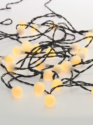 ΔΙΑΚΟΣΜΗΤΙΚΑ ΛΑΜΠΑΚΙΑ ΣΤΡΟΓΓΥΛΑ ΓΑΛΑΚΤΕΡΟ 30 LED ΣΕ ΣΕΙΡΑ SOLAR FLASH ΣΕ ΣΕΙΡΑ ΘΕΡΜΟ ΛΕΥΚΟ ΜΕ ΜΠΑΤΑΡΙΕΣ ΜΕ ΚΑΛΩΔΙΟ ΜΑΥΡΟ 2mm IP20 4.35mm