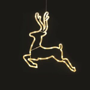 ΠΛΑΣΤΙΚΟ ΕΛΑΦΑΚΙ 43 LED ΘΕΡΜΟ ΛΕΥΚΟ ΜΠΑΤΑΡΙΑ 3ΧΑΑ/USB IP20 420x7x410mm