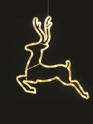 ΠΛΑΣΤΙΚΟ ΕΛΑΦΑΚΙ 43 LED ΘΕΡΜΟ ΛΕΥΚΟ ΜΠΑΤΑΡΙΑ 3ΧΑΑ/USB IP20 420x7x410mm