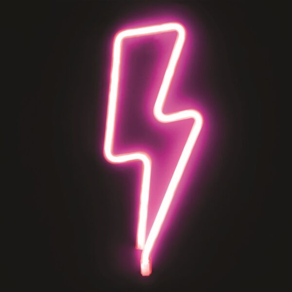 ΑΣΤΡΑΠΗ, 98 NEON LED ΛΑΜΠΑΚΙΑ ΜΕ ΜΠΑΤΑΡΙΑ (3xAA)/USB, POZ, IP20, 34x2x13cm