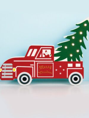 ΧΡΙΣΤΟΥΓΕΝΝΙΑΤΙΚΗ ΔΙΑΚΟΣΜΗΤΙΚΗ ΞΥΛΙΝΗ ΑΥΤΟΚΙΝΗΤΟ 8 LED ΘΕΡΜΟ ΛΕΥΚΟ ΜΕ ΜΠΑΤΑΤΑΡΙΕΣ 2XAA IP20 245Χ25x195mm