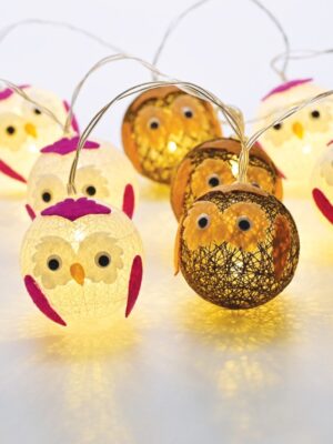 ΔΙΑΚΟΣΜΗΤΙΚΑ ΛΑΜΠΑΚΙΑ ΚΟΥΚΟΥΒΑΓΙΑ ΣΤΡΟΓΓΥΛΗ 10 LED ΣΕ ΣΕΙΡΑ ΘΕΡΜΟ ΛΕΥΚΟ ΜΠΑΤΑΡΙΕΣ 3xΑΑ ΜΕ ΚΑΛΩΔΙΟ ΔΙΑΦΑΝΟ 300mm IP20 1350mm