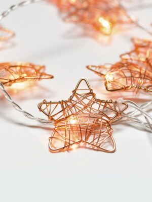 ΔΙΑΚΟΣΜΗΤΙΚΑ ΛΑΜΠΑΚΙΑ ΑΣΤΕΡΙ ΜΕΤΑΛΛΙΚΟ ΧΑΛΚΙΝΟ 10 LED ΣΕ ΣΕΙΡΑ ΘΕΡΜΟ ΛΕΥΚΟ ΜΠΑΤΑΡΙΕΣ 3xΑΑ ΜΕ ΧΡΟΝΟΔΙΑΚΟΠΤΗ 6ΟΝ/18OFF