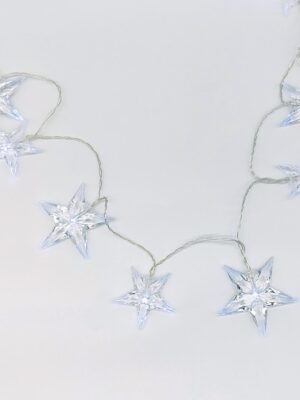 ΧΡΙΣΤΟΥΓΕΝΝΙΑΤΙΚΑ ΔΙΑΚΟΣΜΗΤΙΚΑ ΛΑΜΠΑΚΙΑ ΠΛΑΣΤΙΚΑ ΚΟΚΚΙΝΟ 10 LED ΣΕ ΣΕΙΡΑ ΘΕΡΜΟ ΛΕΥΚΟ ΜΠΑΤΑΡΙΕΣ 3xΑΑ ΜΕ ΚΑΛΩΔΙΟ ΔΙΑΦΑΝΟ 300mm IP20 1350mm