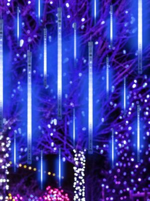 ΧΡΙΣΤΟΥΓΕΝΝΙΑΤΙΚΑ ΛΑΜΠΑΚΙΑ ΜΕΤΕΩΡΙΤΗΣ 180 LED CW 18LX10DROPS ΑΝΤΑΠΤΟΡΑΣ 5V ΜΕ 6 ON/18 OFFΔΙΑΦΑΝΟ ΚΑΛΩΔΙΟ 4m+5m & ΔΥΝΑΤΟΤΗΤΑ ΕΠΕΚΤΑΣΗΣ ΜΑΧ 3 IP44 300mm