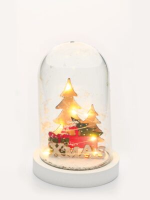 "ΑΥΤΟΚΙΝΗΤΟ ME ΧΙΟΝΙ & ΚΑΛΥΜΜΑ ΠΛΑΣΤΙΚΟ 10 MINI LED ΘΕΡΜΟ ΛΕΥΚΟ ΜΠΑΤΑΡIA 2XAAA IP20