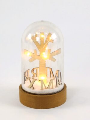 ΚΑΛΥΜΜΑ XMAS ΔΕΝΤΡΟ ΠΛΑΣΤΙΚΟ ΣΕ ΣΧΗΜΑ ΜΠΑΛΑΣ 10 MINI LED ΜΕ ΜΠΑΤΑΡΙΕΣ 3xΑΑ IP20 Φ110x190mm