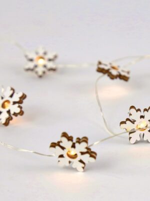 ΛΑΜΠΑΚΙΑ ΔΙΑΚΟΣΜΗΤΙΚΑ ΣΧΕΔΙΟ ΧΙΟΝΟΝΙΦΑΔΑ ΞΥΛΙΝΗ 10 MINI LED ΘΕΡΜΟ ΛΕΥΚΟ ΑΣΗΜΙ ΚΑΛΩΔΙΟ ΧΑΛΚΟΥ ΚΑΙ ΜΠΑΤΑΡΙΑ 2xAA IP20 900x300mm