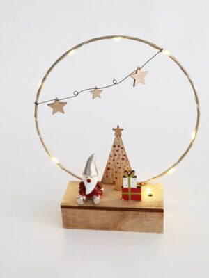 ΧΡΙΣΤΟΥΓΕΝΝΙΑΤΙΚΟΣ ΔΙΑΚΟΣΜΗΤΙΚΟΣ 10 LED ΘΕΡΜΟ ΛΕΥΚΟ ΑΣΗΜΙ ΜΕ ΜΠΑΤΑΤΑΡΙΕΣ 2XAA IP20 172Χ50x20mm