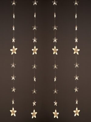 ΛΑΜΠΑΚΙΑ ΚΟΥΡΤΙΝΑ 144 LED 8x18 ΣΕΙΡΕΣ ΘΕΡΜΟ ΛΕΥΚΟ ΣΤΑΘΕΡΑ ΜΕ ΑΝΤΑΠΤΟΡΑ 24VDC & ΔΥΝΑΤΟΤΗΤΑ ΕΠΕΚAΤΣΗΣ MAX 4 ΣΕΤ ME ΚΑΛΩΔΙΟ ΔΙΑΦΑΝΟ 3m IP44 2000x1500mm