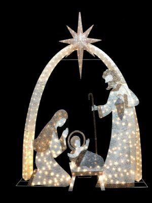 ΧΡΙΣΤΟΥΓΕΝΝΙΑΤΙΚΟ ΔΙΑΚΟΣΜΗΤΙΚΟ ΦΑΤΝΗ 500LED ΣΕ ΣΕΙΡΑ ΘΕΡΜΟ ΛΕΥΚΟ ΣΤΑΘΕΡΑ ΜΕ ΑΝΤΑΠΤΟΡΑ 4.5VDC & ΚΑΛΩΔΙΟ ΧΑΛΚΟΥ IP44 2260x300x3100mm