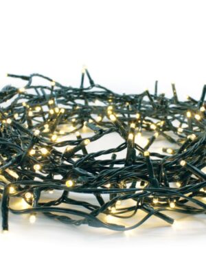 ΛΑΜΠΑΚΙΑ 100 LED ΣΕ ΣΕΙΡΑ ΘΕΡΜΟ ΛΕΥΚΟ ΚΑΟΥΤΣΟΥΚ ΑΝΤΑΠΤΟΡΑ 31VDC ΜΕ 8 ΠΡΟΓΡΑΜΜΑΤΑ & ΚΑΛΩΔΙΟ ΠΡΑΣΙΝΟ IP44 50mm