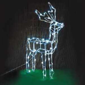 ΤΑΡΑΝΔΟΣ 100 LED ΣΕ ΣΕΙΡΑ ΣΤΑΘΕΡΑ ΨΥΧΡΟ ΛΕΥΚΟ 8 ΠΡΟΓΡΑΜΜΑΤΑ ΑΝΤΑΠΤΟΡΑ 31VDC ΜΕ ΚΑΛΩΔΙΟ ΛΕΥΚΟ 5m IP44 660x310x80mm