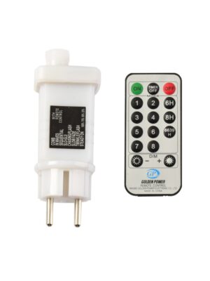 1500LEDS ΑΝΤΑΠΤΟΡΑΣ 31VDC 12W 8 ΠΡΟΓΡΑmmΑΤΑ & IR ΤΗΛΕΧΕΙΡΙΣΤΗΡΙΟ ON/OFF + 8 FUNC. + TIMER + DImmER