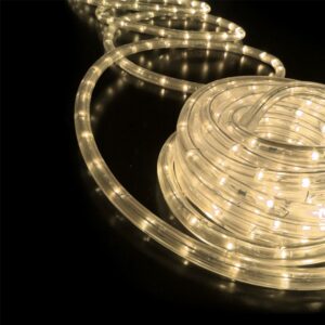 ΦΩΤΟΣΩΛΗΝΑΣ ΜΟΝΟΚΑΝΑΛΟΣ LED ΘΕΡΜΟΣ ΛΕΥΚΟΣ 36L/m 50m ΚΟΠΗ ΑΝΑ 1m IP65 & 3 ΣΕΤ ΕΞΑΡΤΗΜΑΤΑ