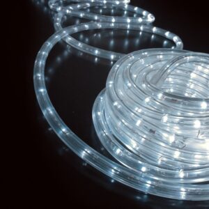 ΦΩΤΟΣΩΛΗΝΑΣ ΔΙΚΑΝΑΛΟΣ LED ΨΥΧΡΟ ΛΕΥΚΟ 36L/m 50m ΚΟΠΗ ΑΝΑ 2m IP44 & 3 ΣΕΤ ΕΞΑΡΤΗΜΑΤΑ