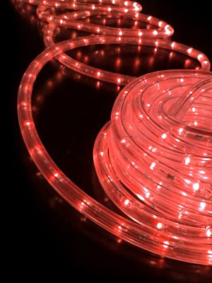 ΦΩΤΟΣΩΛΗΝΑΣ ΔΙΚΑΝΑΛΟΣ LED ΚΟΚΚΙΝΟΣ 36L/m 50m ΚΟΠΗ ΑΝΑ 2m IP44 & 3 ΣΕΤ ΕΞΑΡΤΗΜΑΤΑ